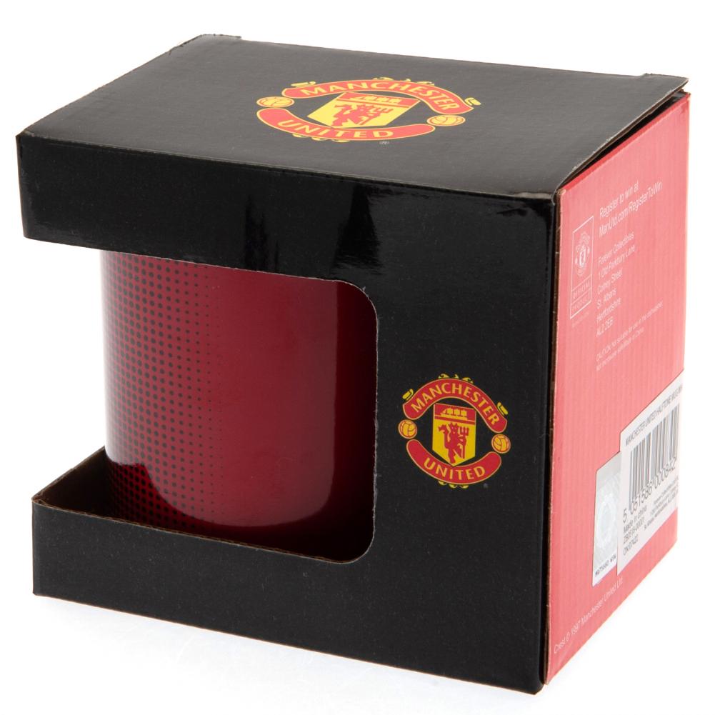 Manchester United Halftone Mug - The Mug Gallery Mug