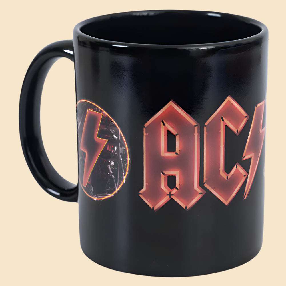 ACDC Heat Changing Mug Left Side