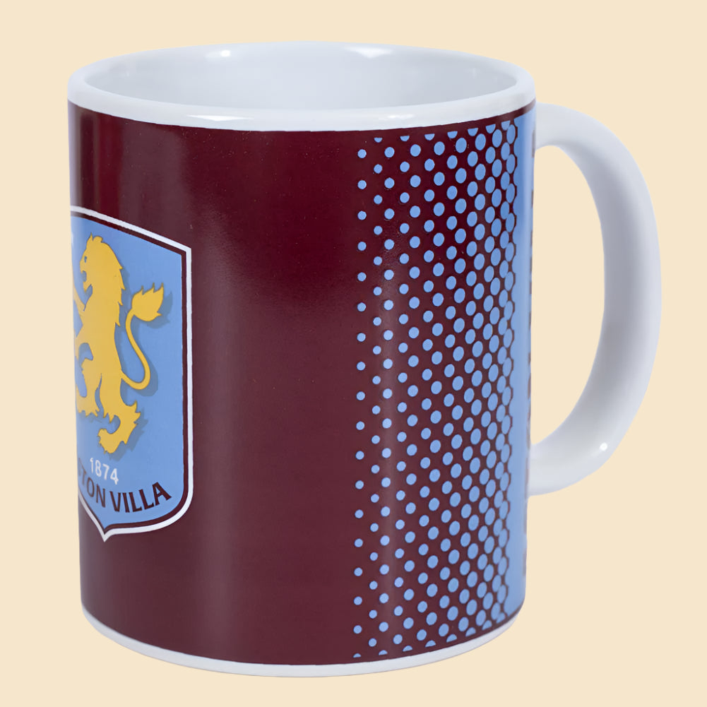 Aston Villa FC Fade Mug Left Side View