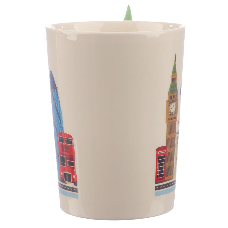 Big Ben Shaped Handle Mug Front View