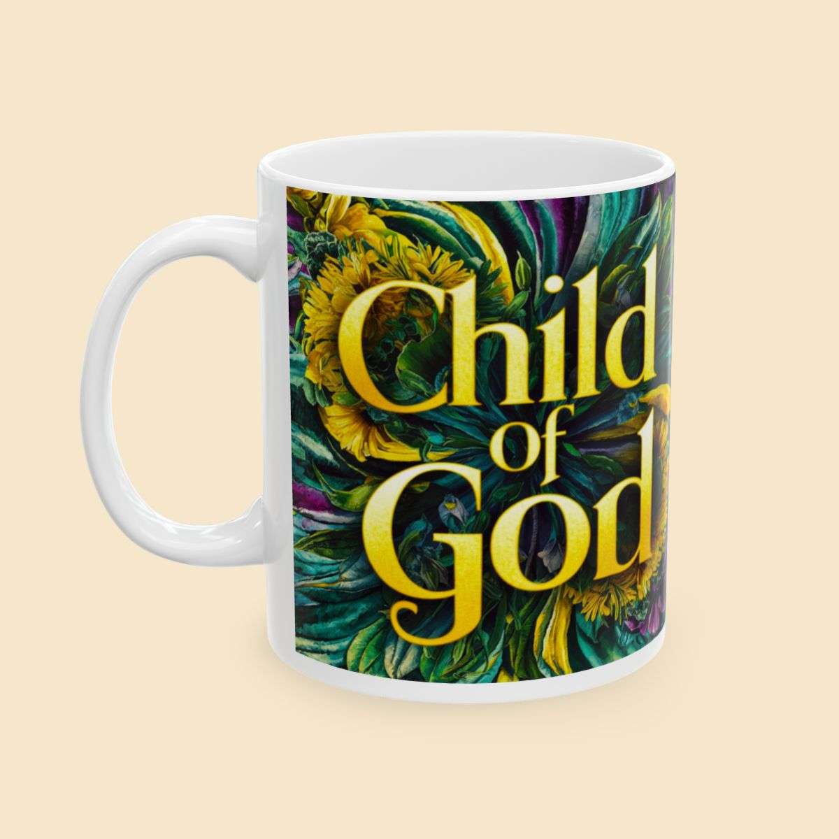 Child Of God Christian Mug Right Side View