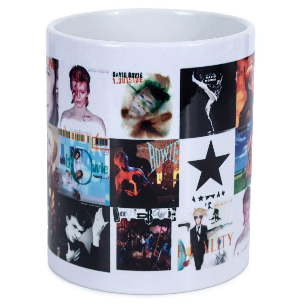 David Bowie Album Collage Mug Front View