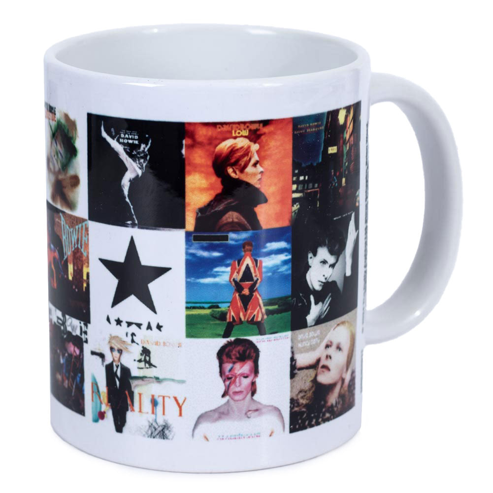 David Bowie Album Collage Mug Left Side