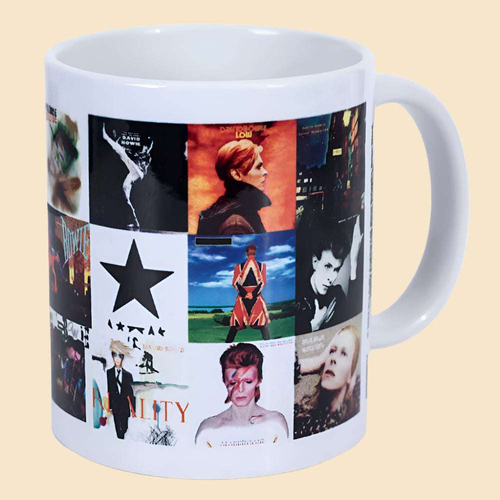 David Bowie Album Collage Mug Left Side