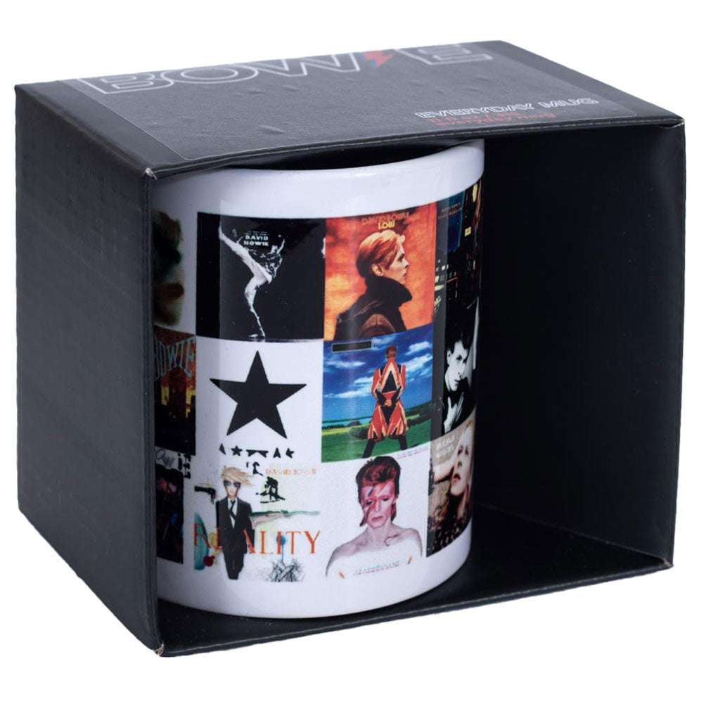 David Bowie Album Collage Mug In Its Packaging