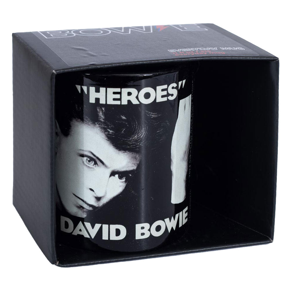 David Bowie Heroes Mug Album Cover Design In Its Packaging