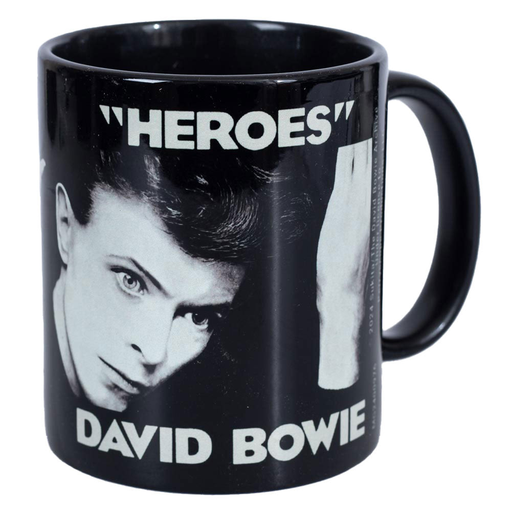 David Bowie Heroes Mug Album Cover Design Left Side