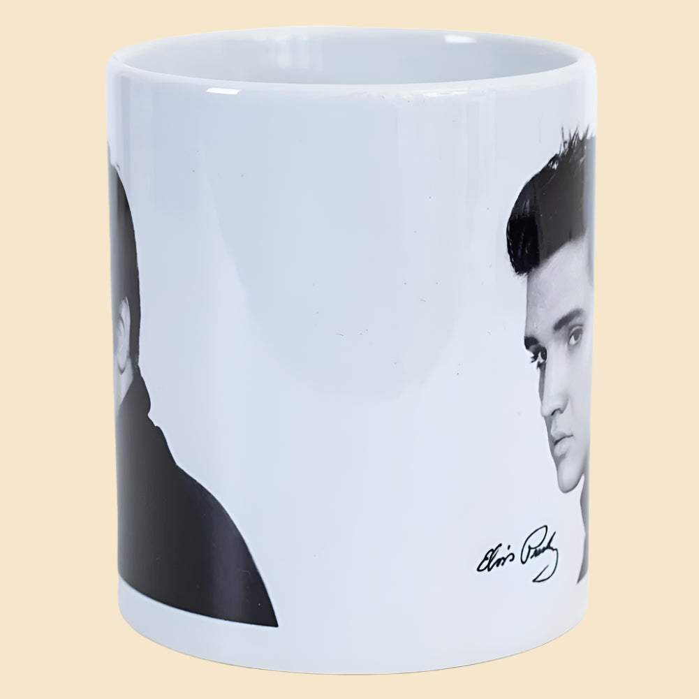 Elvis Presley portrait mug front view