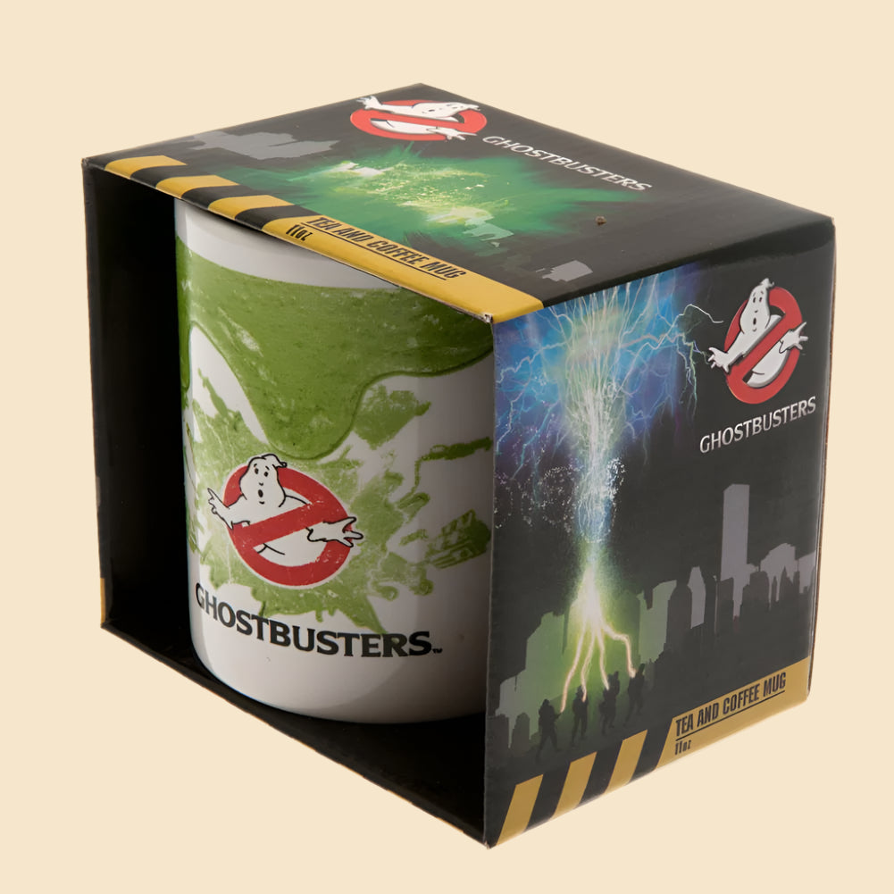 Ghostbusters mug in its packaging