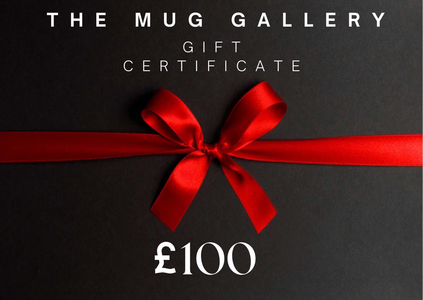 The Mug Gallery Gift Certificate 100 pounds