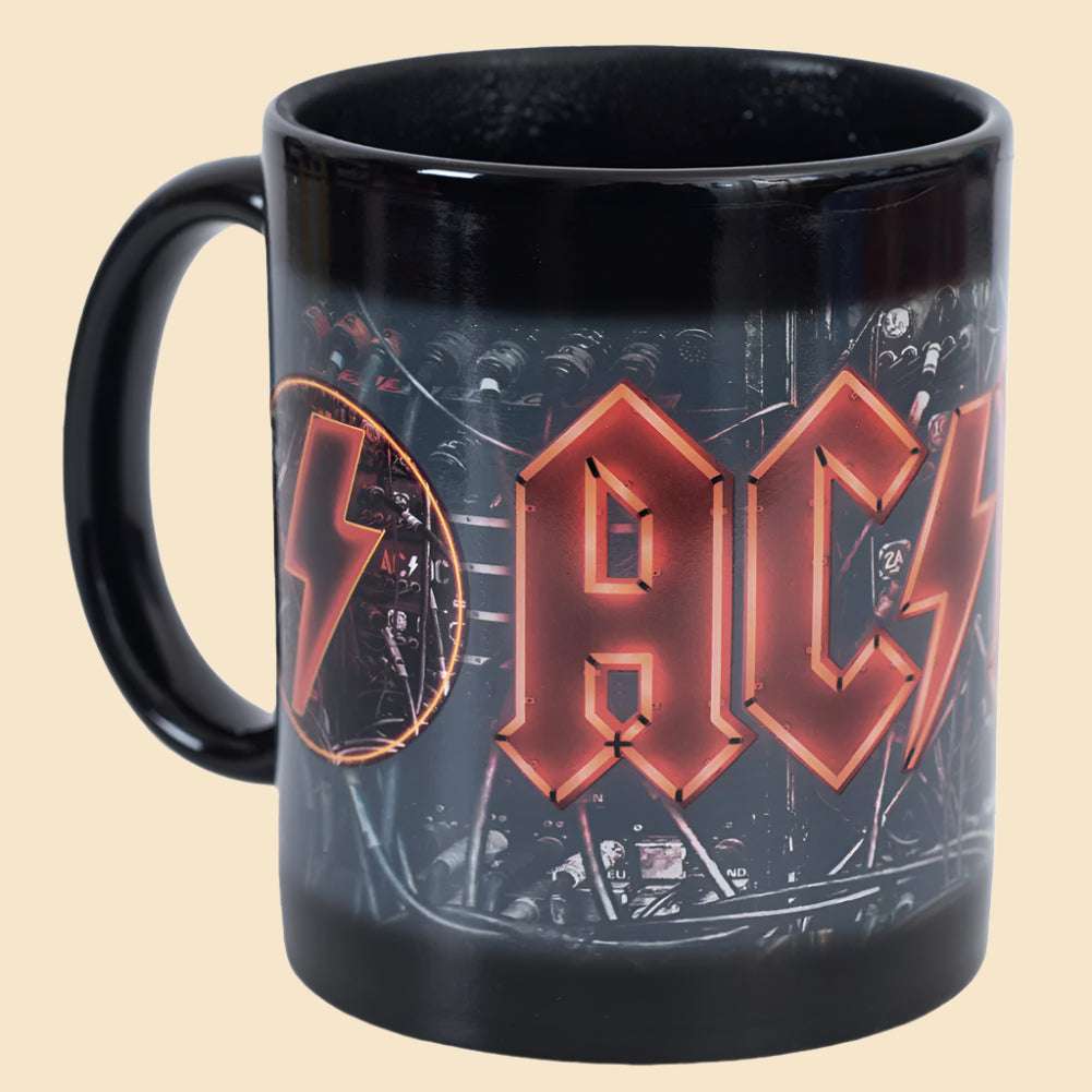 ACDC Heat Changing Mug Left Side Hot