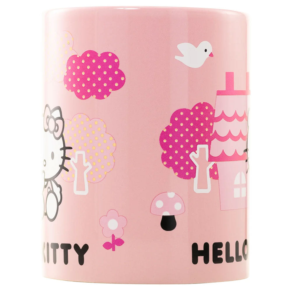 Hello Kitty Fuzzy Mug Front without the fluffy cover