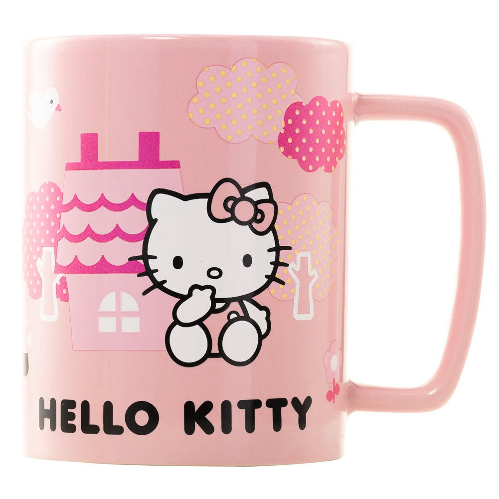 Hello Kitty Fuzzy Mug Left Side without the fluffy cover