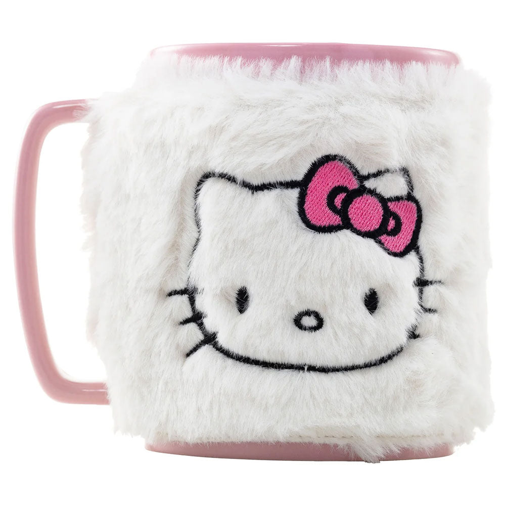 Hello Kitty Fuzzy Mug Right Side