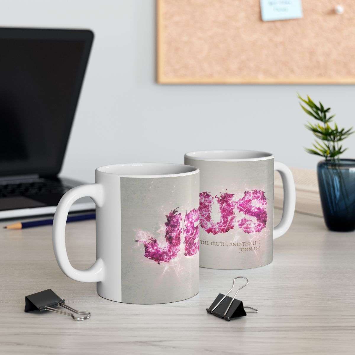 Jesus mug Hes the way the truth and the life both sides view