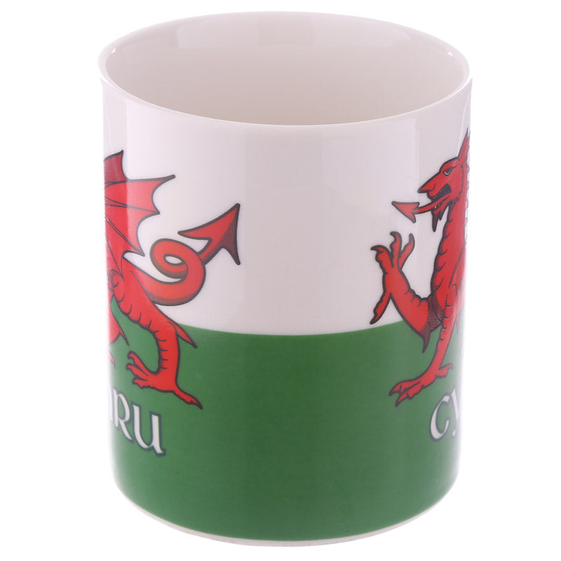 Collectable Bone China Mug - Welsh Dragon Wales (Cymru)