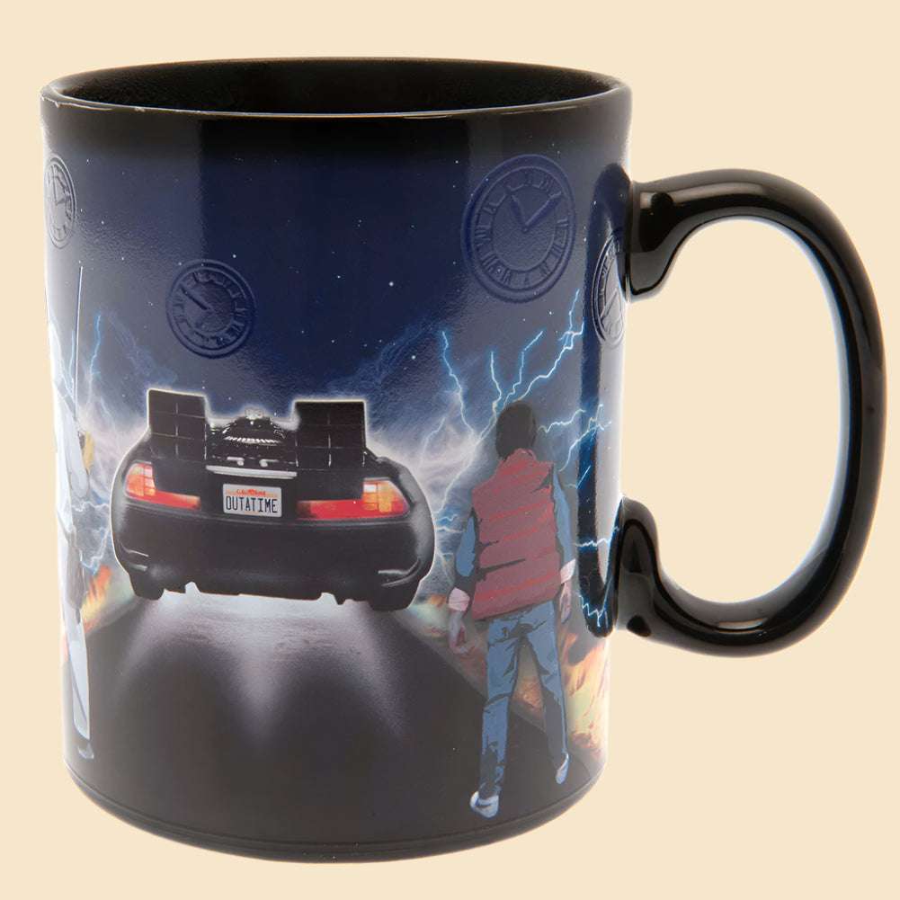 Back To The Future Heat Changing Mega Mug - The Mug Gallery Mug