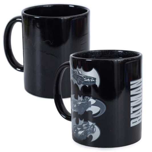 Batman Heat Changing Mug – Heat-Activated Batmobile Reveal for DC Fans!