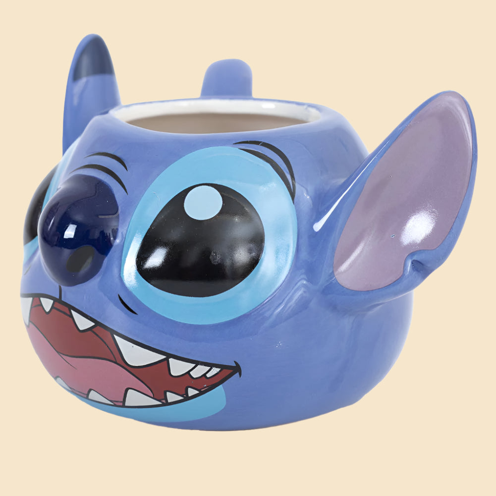 lilo and stitch 3d mug a view of the front left side of the mug