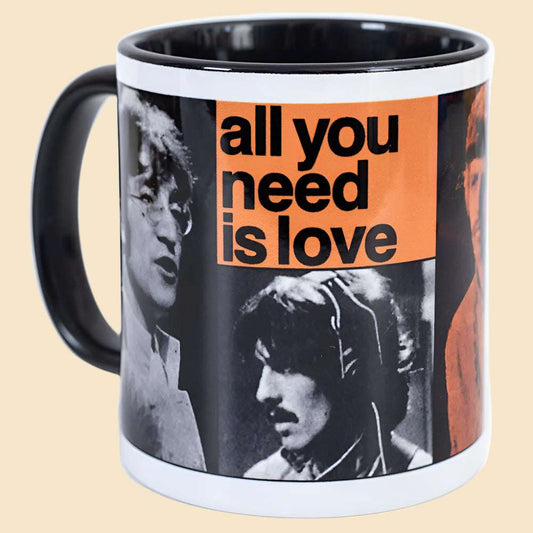 The Beatles mug right side view