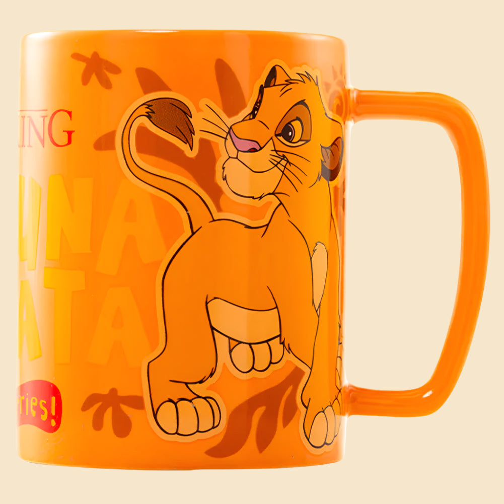 The Official Lion King Fuzzy Mug Left Side With The Handle