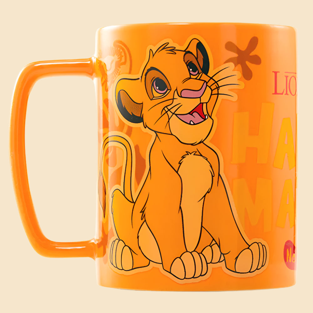 The Official Lion King Fuzzy Mug Right Side With The Handle