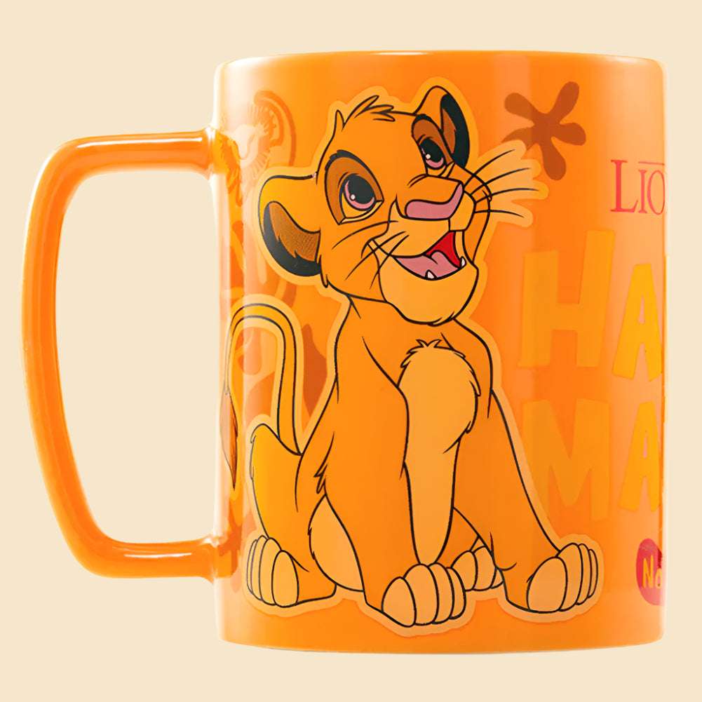 The Official Lion King Fuzzy Mug Right Side With The Handle