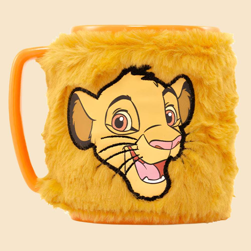 The Official Lion King Fuzzy Mug With The Fluffy Cover