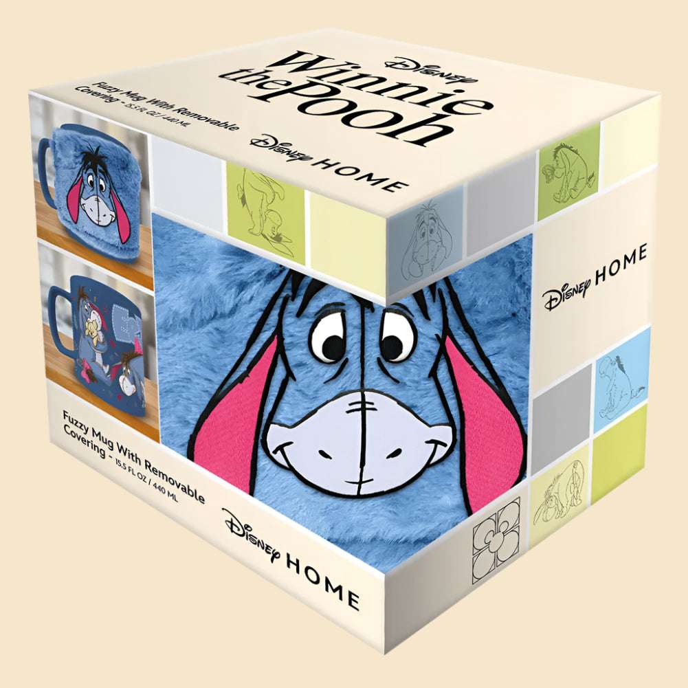 Winnie The Pooh Fuzzy Eeyore Mug In Its Packaging