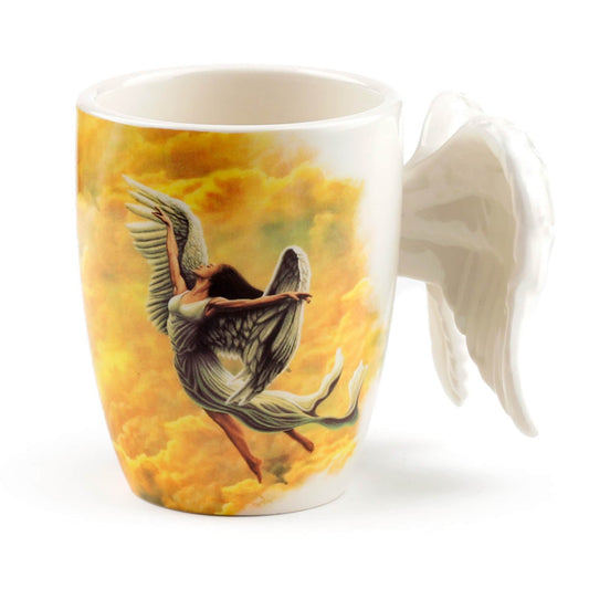 Angel Wings Shaped Handle Mug - The Mug GalleryMug