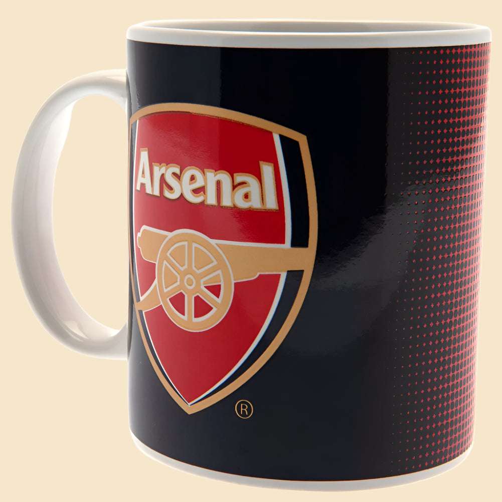 Arsenal Football Club Halftone Fan Mug