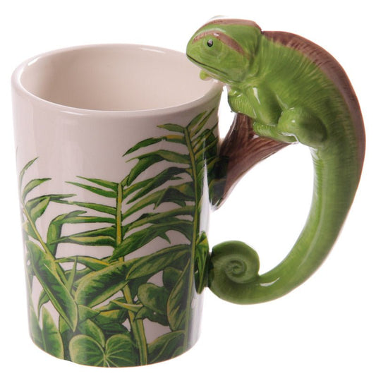 Chameleon Handle Rainforest Mug - The Mug GalleryMug