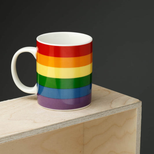 Coloured Rings Porcelain Mug - The Mug GalleryMug