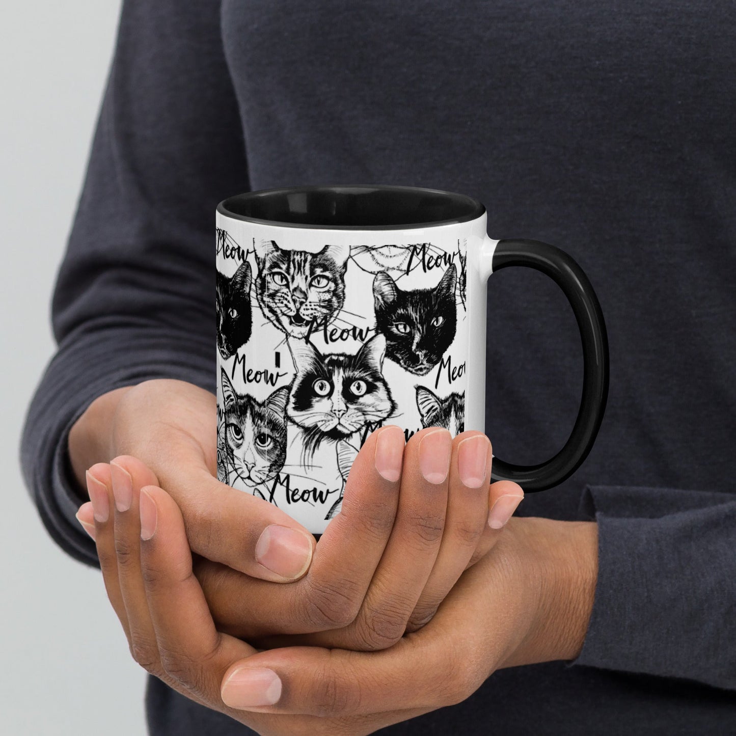 Colourful Mug With Cat Design - The Mug GalleryMug