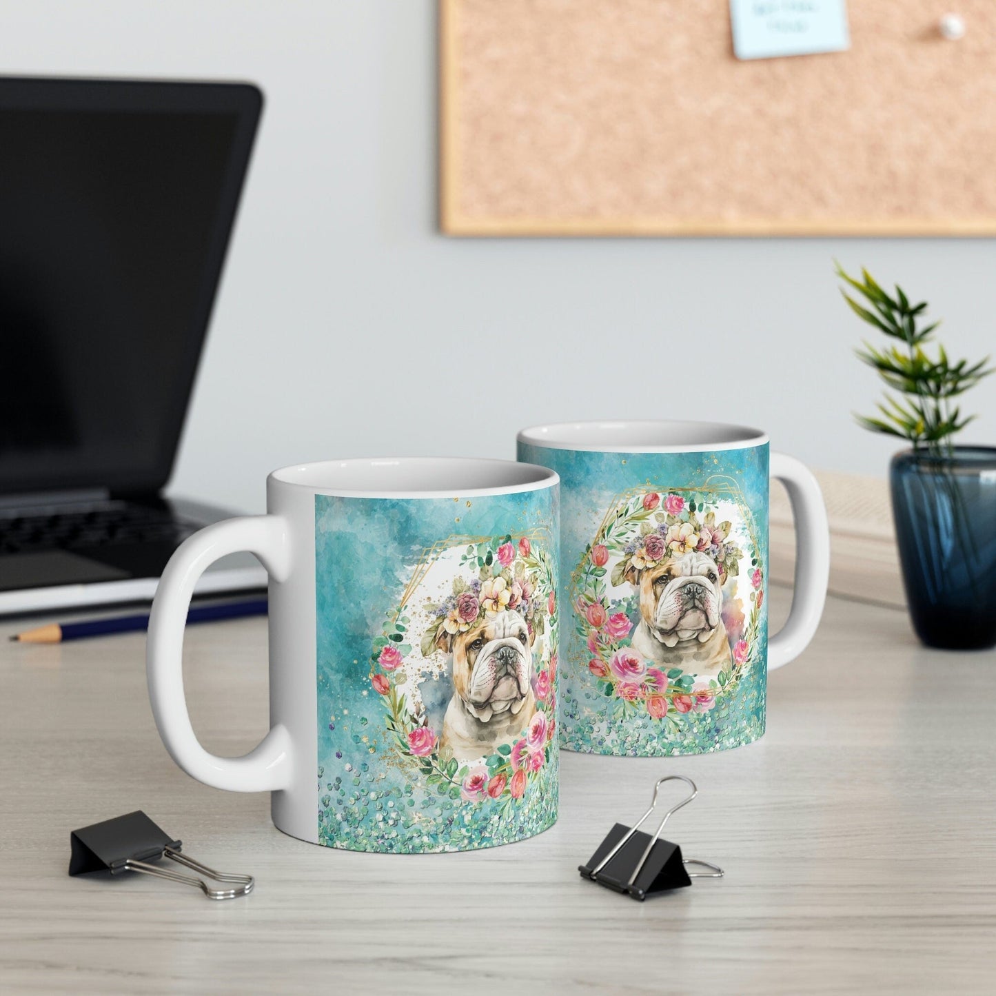 Cute Bulldog Lover Ceramic Mug - The Mug Gallery Mug