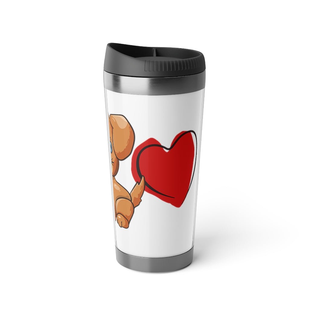 Cute Dog Stainless Steel Travel Mug with Insert