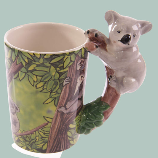 Cute Koala Bear Handle Ceramic Mug - The Mug GalleryMug