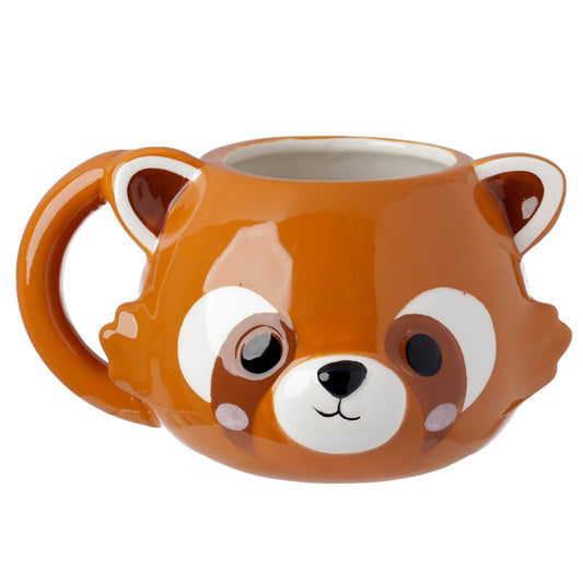 Cute Red Panda Shaped Ceramic Mug - The Mug Gallery Mug