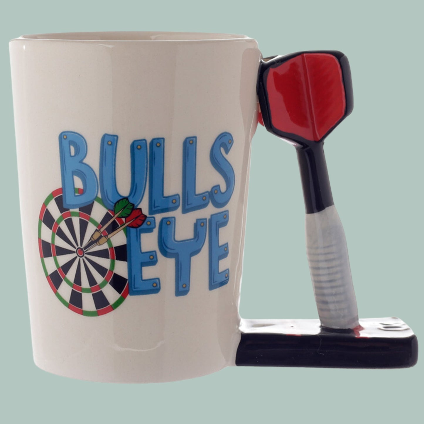 Darts Mug with Dart Handle Darts Lover Gift Present For Darts Player Ideal Christmas Gift Birthday Gift Fun Darts Memorabilia