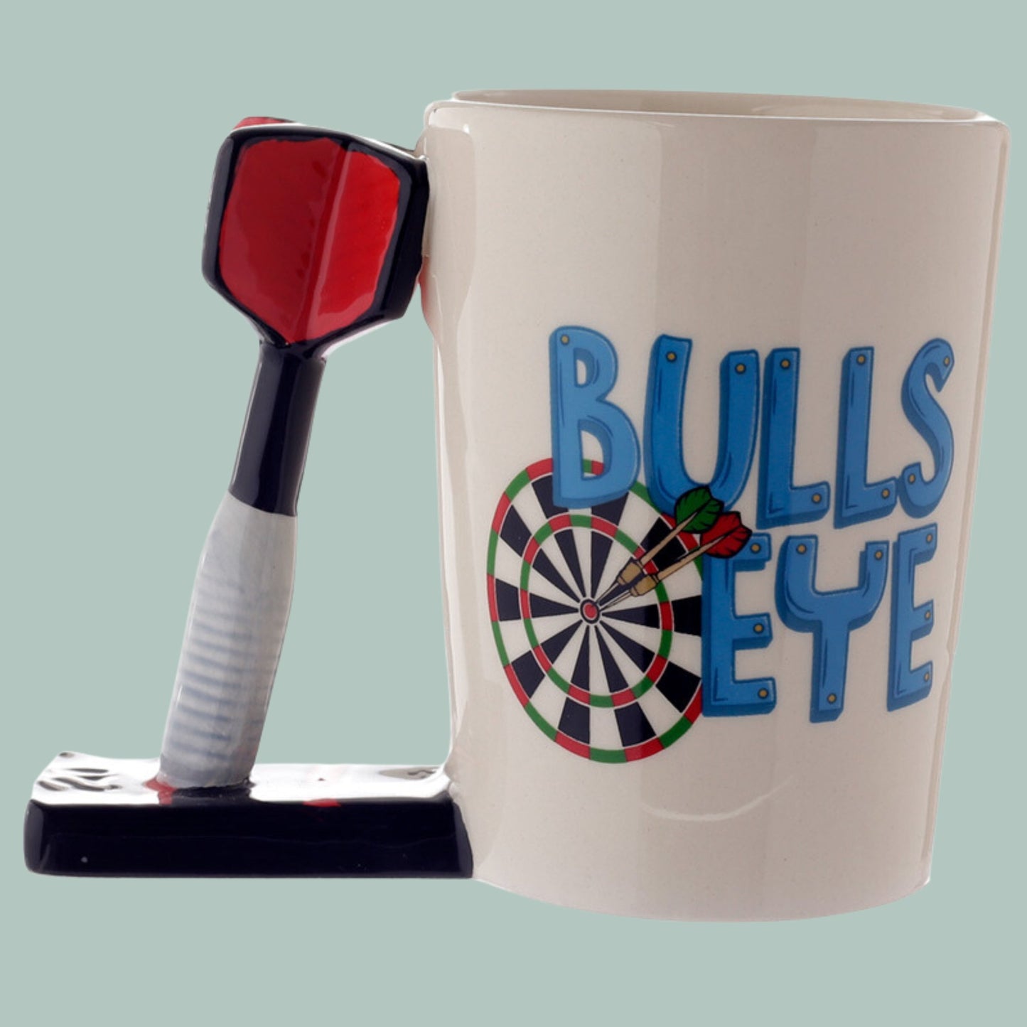 Darts Mug with Dart Handle Darts Lover Gift Present For Darts Player Ideal Christmas Gift Birthday Gift Fun Darts Memorabilia