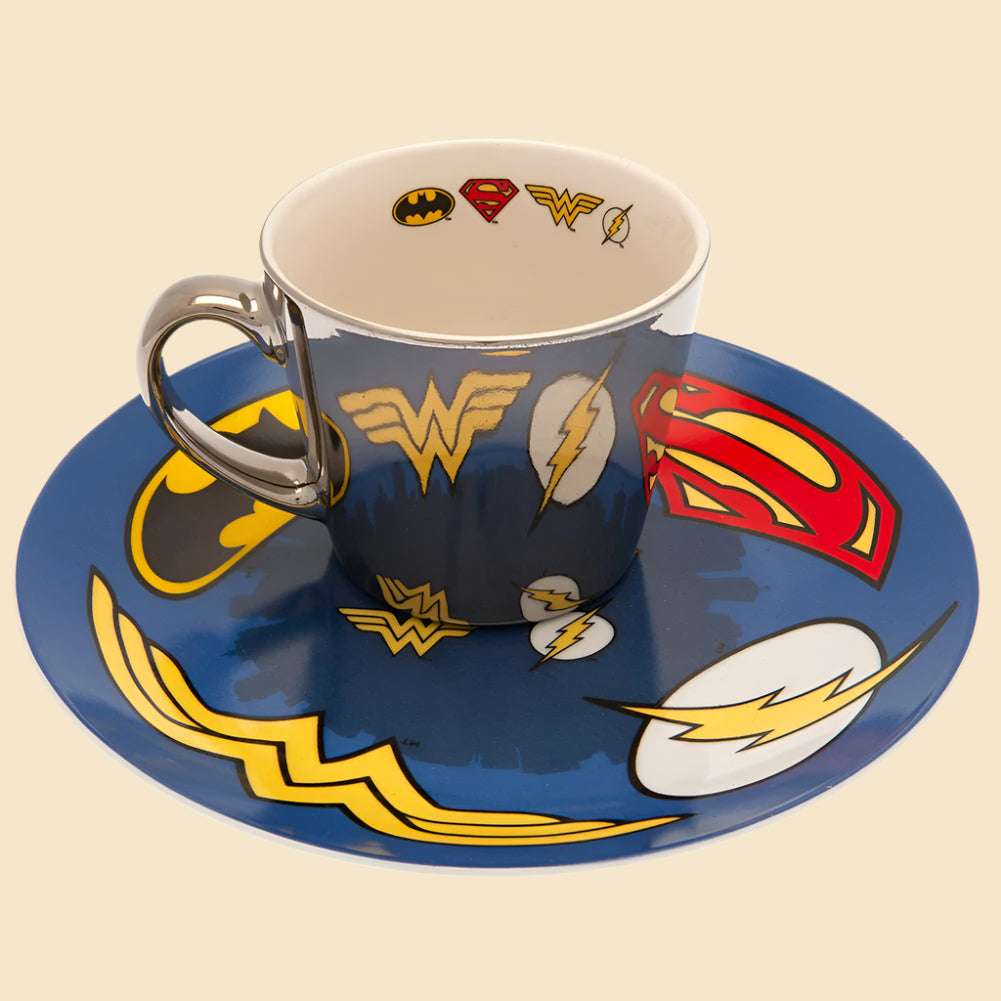 DC Comics Mirror Mug & Plate Set - The Mug Gallery Mug