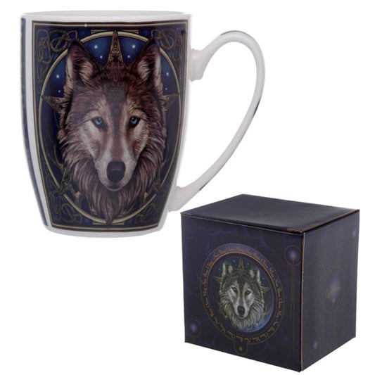 Fantasy Wolf Head Design Porcelain Mug - The Mug GalleryMug