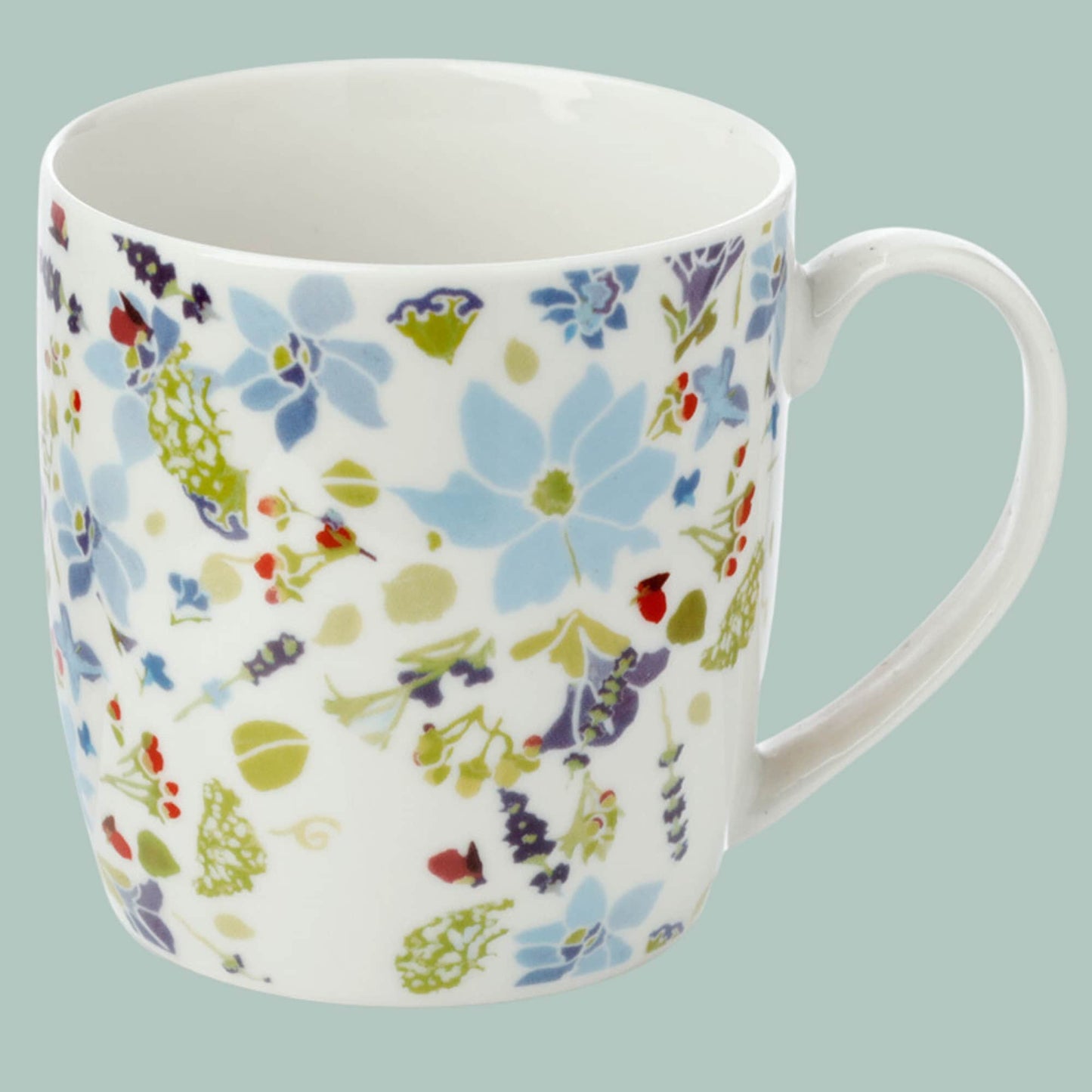 Floral Bicycle Porcelain Mugs Set Julie Dodsworth - The Mug GalleryMug