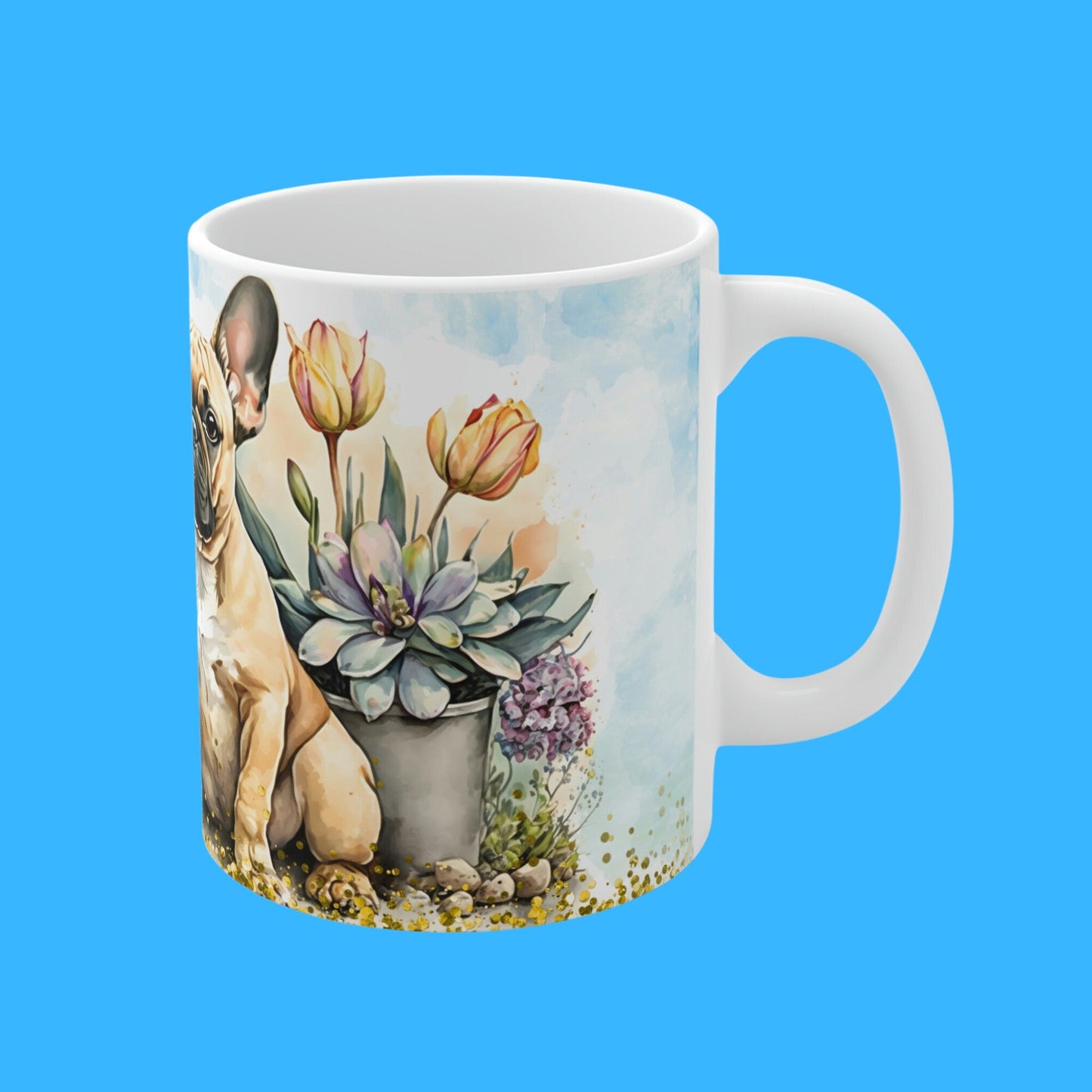 French Bulldog Ceramic Coffee Mug - The Mug Gallery Mug