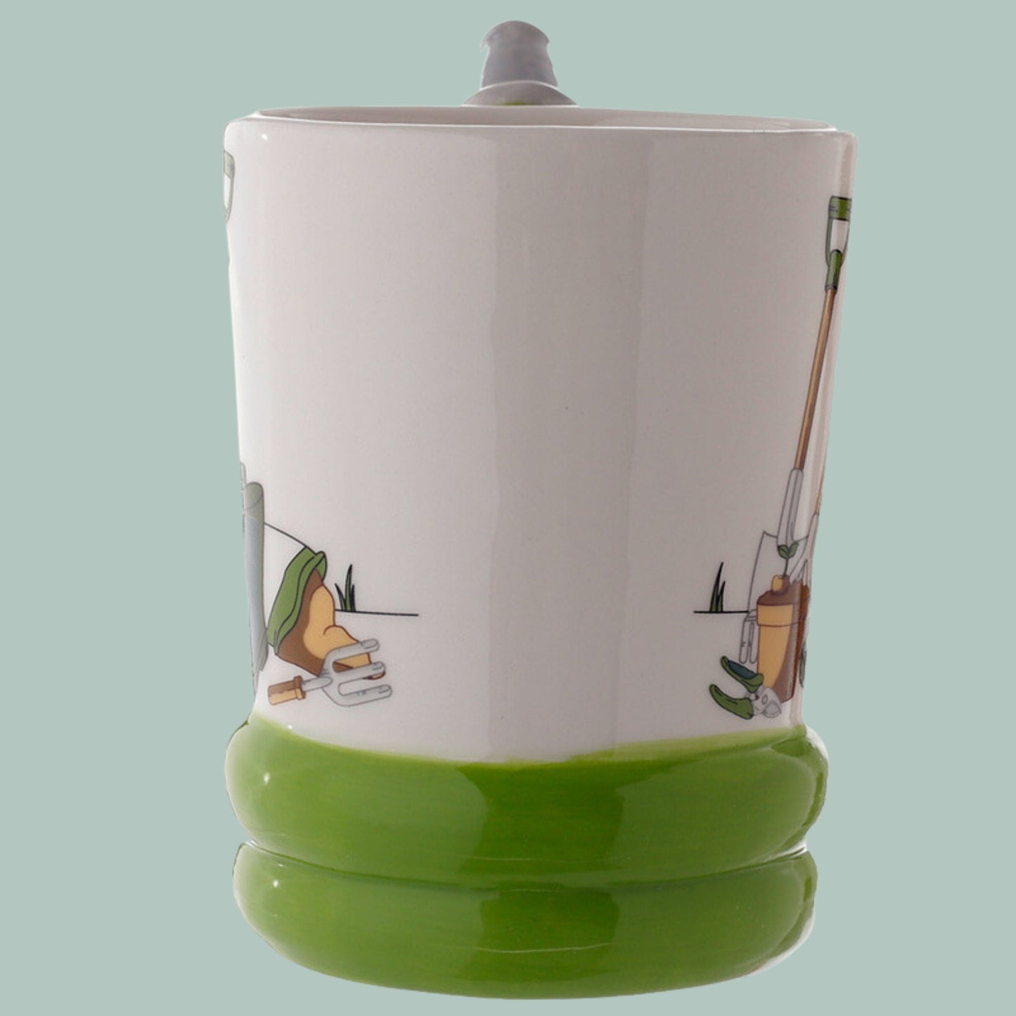 Gardener Mug with Garden Hose Shaped Handle - The Mug GalleryMug