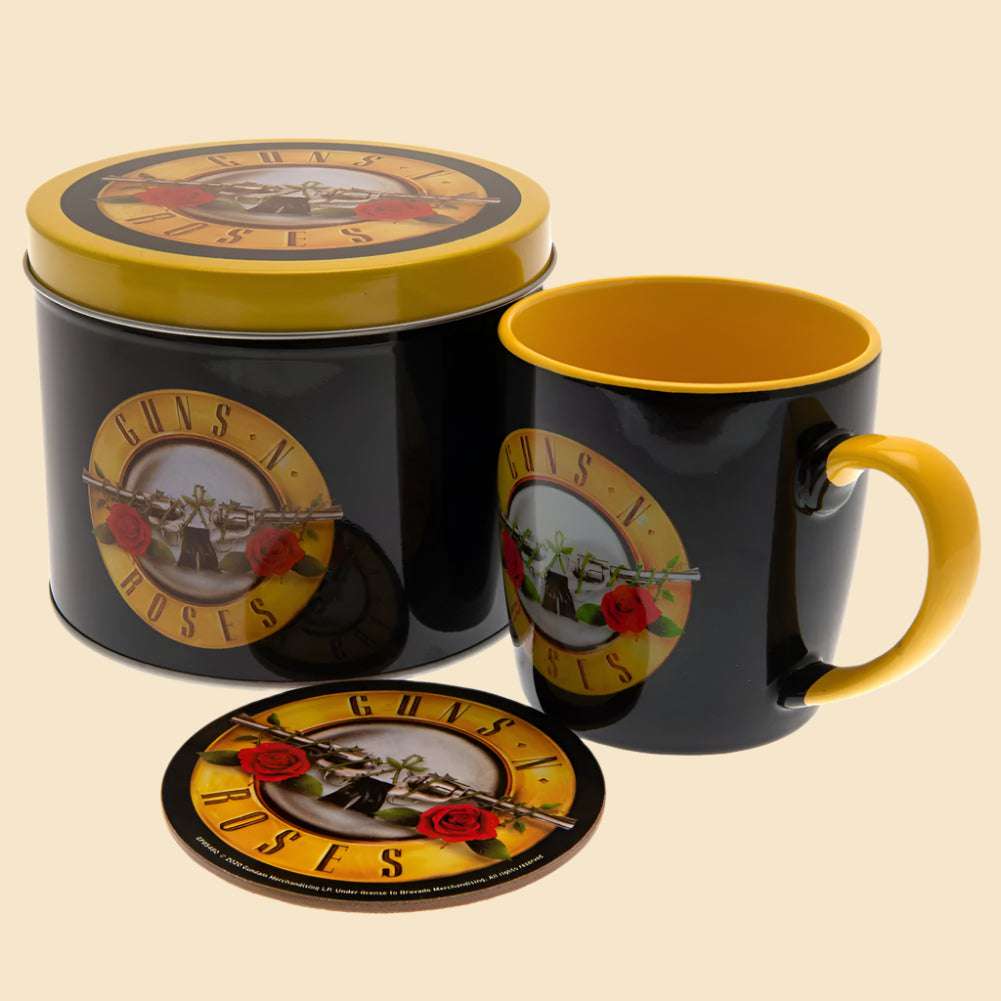 Guns N Roses Mug & Coaster Gift Tin - The Mug Gallery Mug