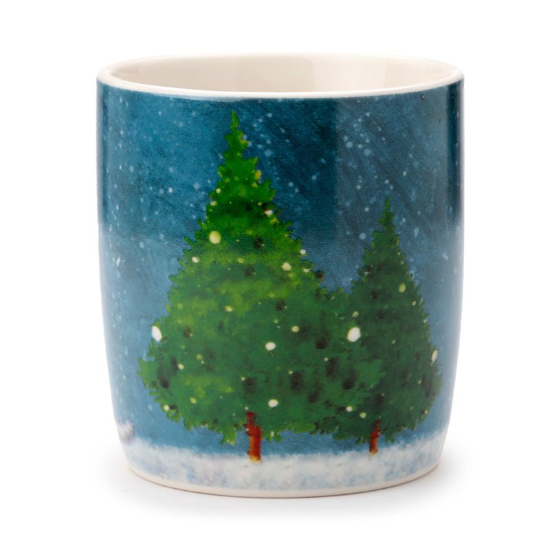 Jan Pashley Christmas Dog & Robin Porcelain Mug - The Mug GalleryMug