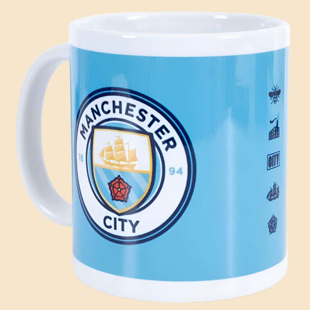 Manchester City FC Club Crest Mug