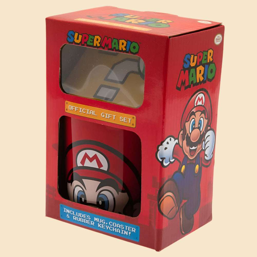 Mario Themed Super Mario Mug & Coaster Set