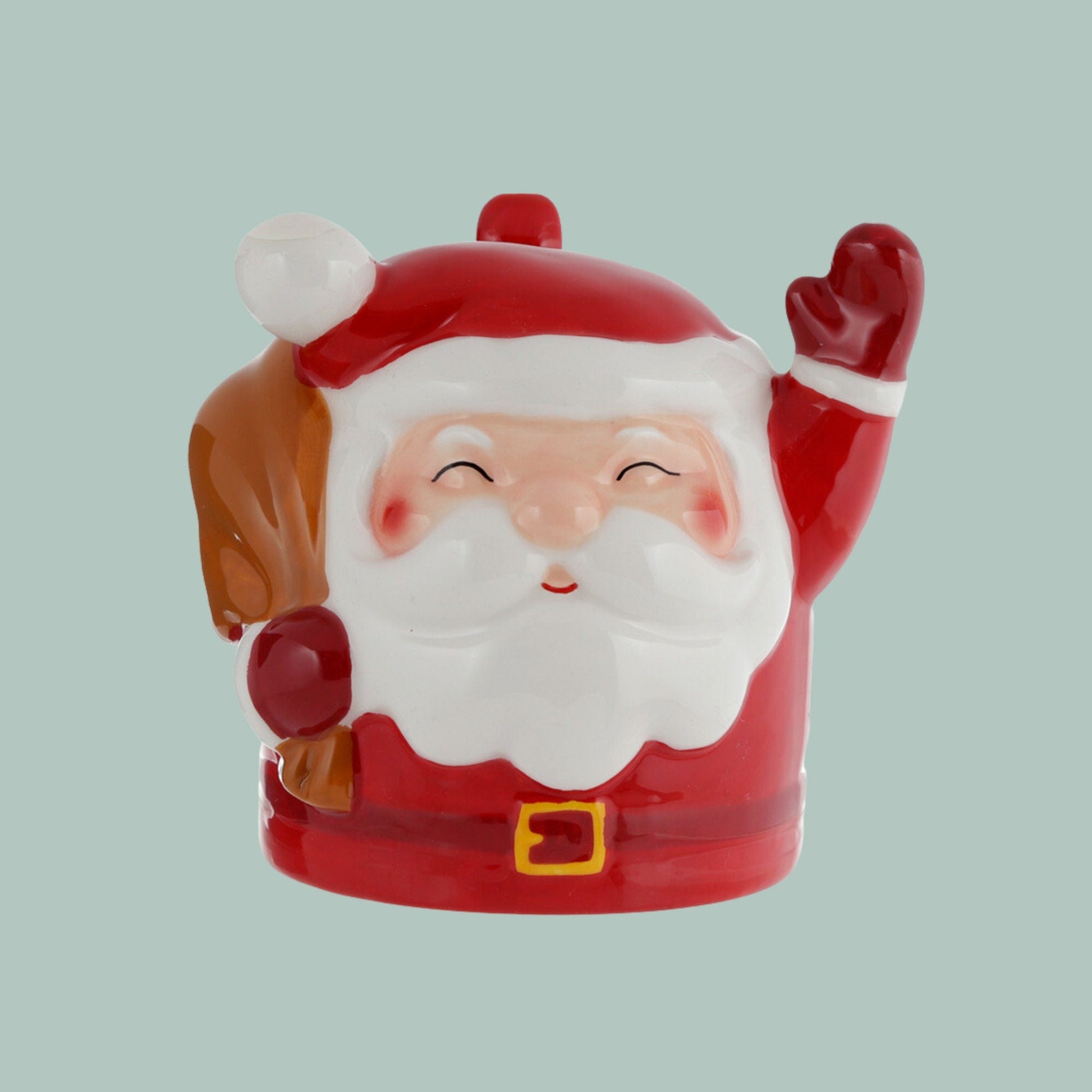 Novelty Father Christmas Upside Down Ceramic Mug - The Mug GalleryMug